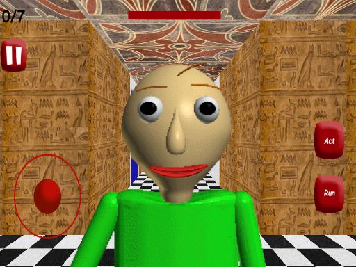 Baldi basics spoopy MOD - browser game screenshot