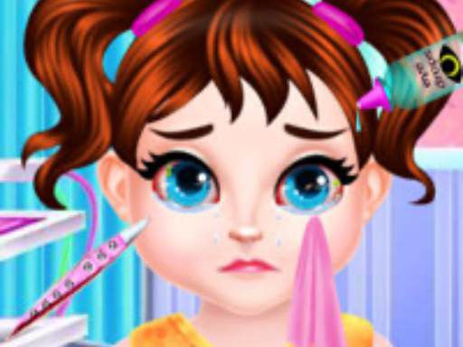Baby Taylor Eye Care Game - browser game screenshot