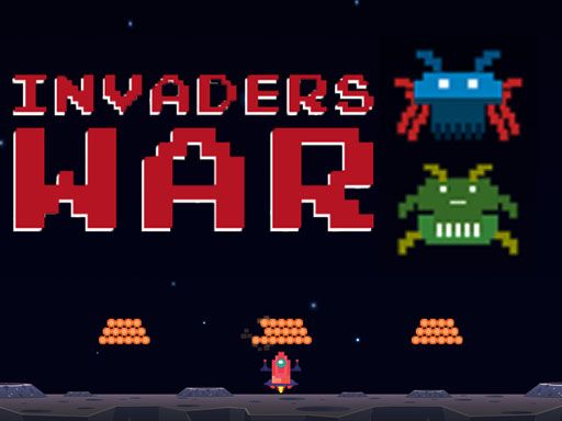 Invaders War - browser game screenshot