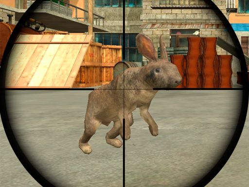 Rabbit Shooter - browser game screenshot