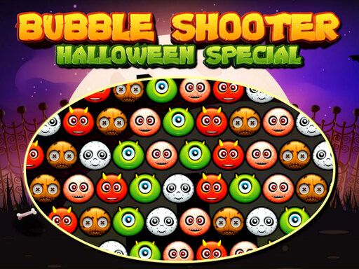 Bubble Shooter Halloween Special - browser game screenshot