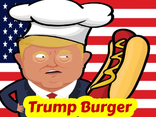 trumpy burger - browser game screenshot