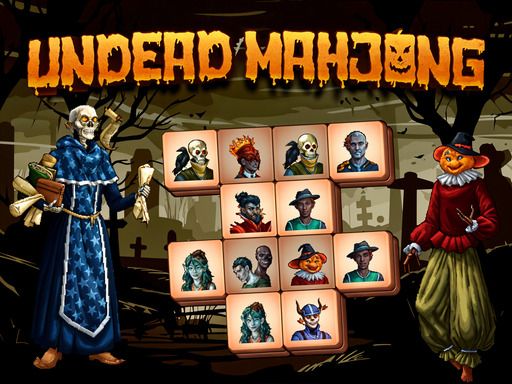 Undead Mahjong - browser game screenshot