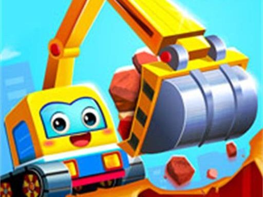 Little Panda Truck Team Game - browser game screenshot