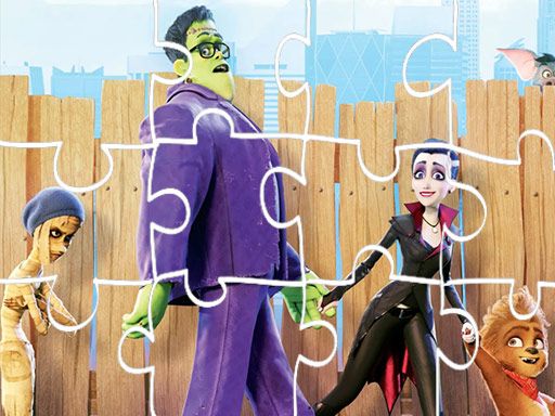 Monster Family Jigsaw - browser game screenshot