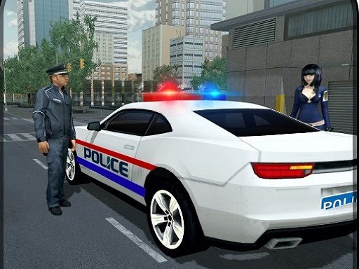 American Fast Police Car Driving Game 3D - browser game screenshot