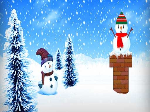 Snow Rain.io Fall Guys Jumping Game - browser game screenshot