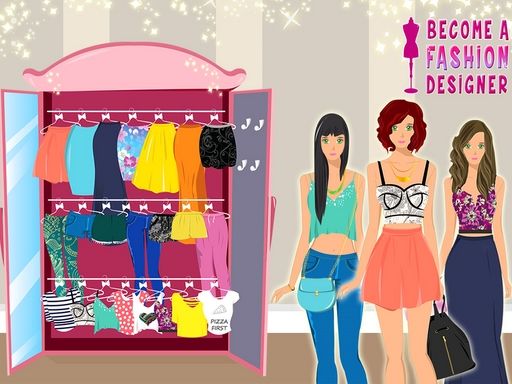 Become a Fashion Designer - browser game screenshot