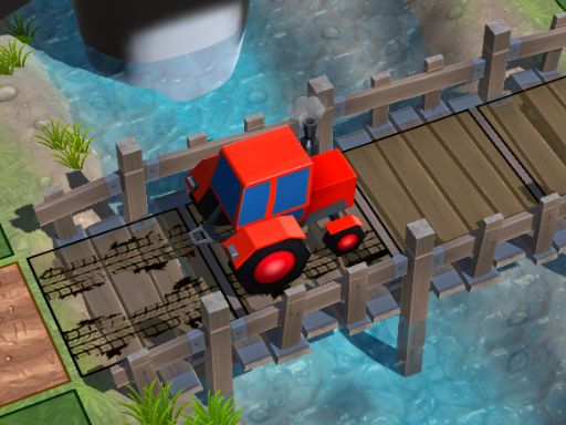 Tractor Puzzle Farming - browser game screenshot