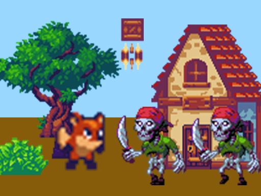 Kitsune Zenko Adventure - browser game screenshot