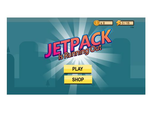 Jetpack Is Running Out - browser game screenshot