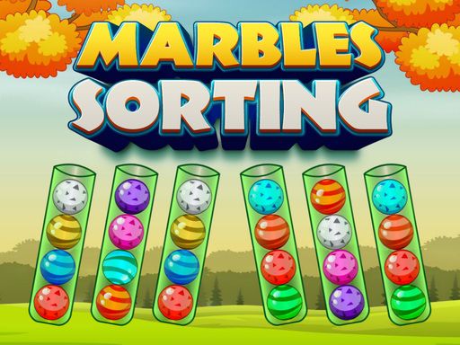 Marbles Sorting - browser game screenshot