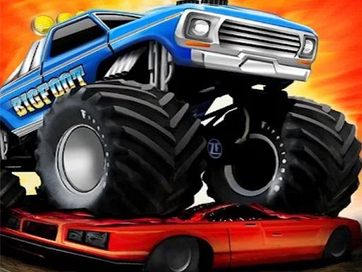 Monster Truck Crashing - browser game screenshot