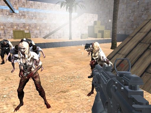 Combat Strike Zombie Survival Multiplayer - browser game screenshot