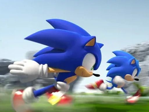 Sonic Runner - browser game screenshot