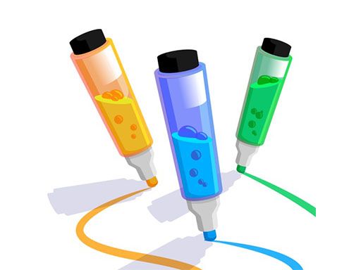 Pen Run - 3D Pen Race Game - browser game screenshot