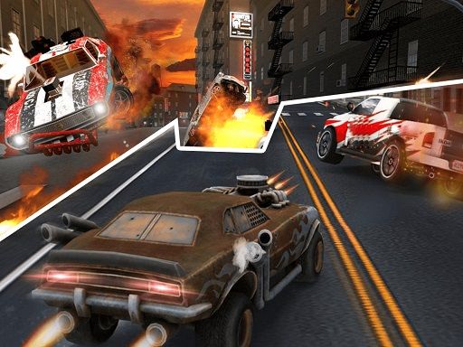 Death Race Shooting - browser game screenshot