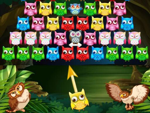 Owl Shooter - browser game screenshot