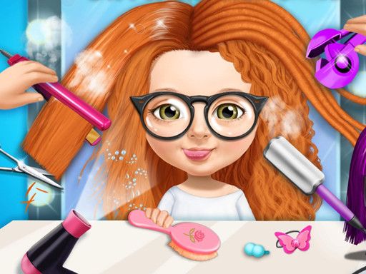 Sweet Baby Beauty Salon - browser game screenshot