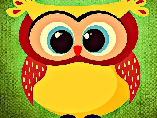 Funny Owls Jigsaw Funny Owls Jigsaw - browser game screenshot