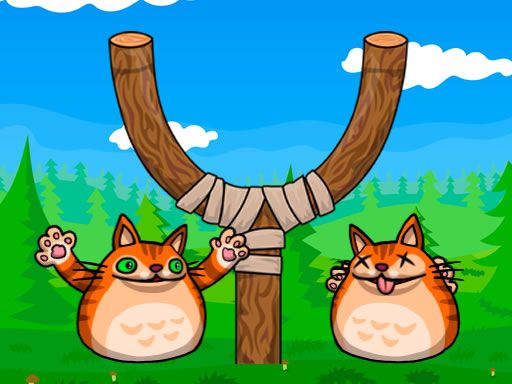 Shot the Angry Cat - browser game screenshot