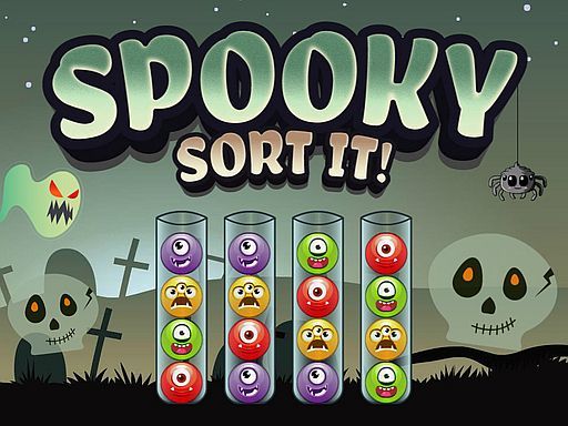 Spooky Sort It - browser game screenshot