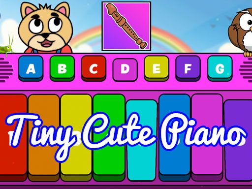 My Tiny Cute Piano - browser game screenshot