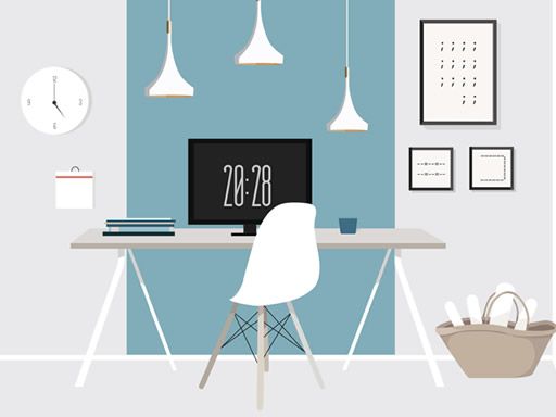 Work Desk Difference - browser game screenshot