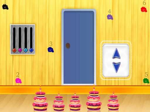 Wooden Rooms Escape - browser game screenshot