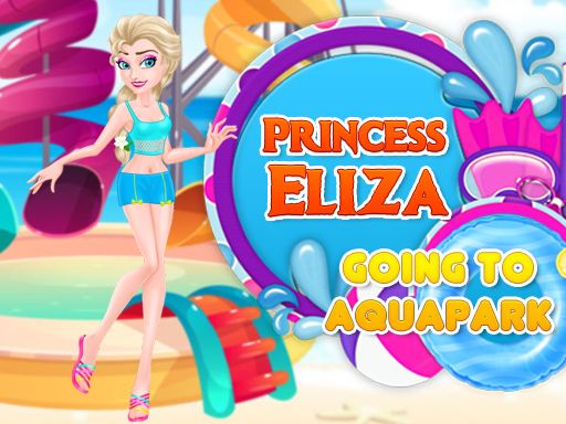 Princess Eliza Going To Aquapark - browser game screenshot