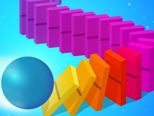 Domino Falling - browser game screenshot