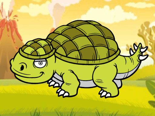 Ice Age Funny Dinosaurs Coloring  - browser game screenshot