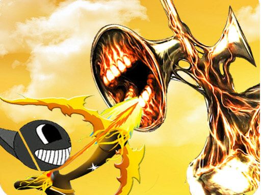 Siren Head Vs Cartoon Cat - browser game screenshot