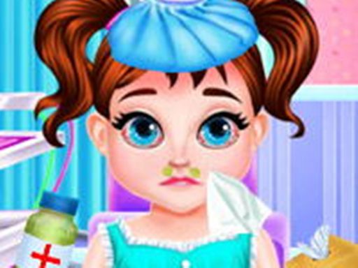 Baby Taylor Bad Cold Treatment - Baby Care - browser game screenshot