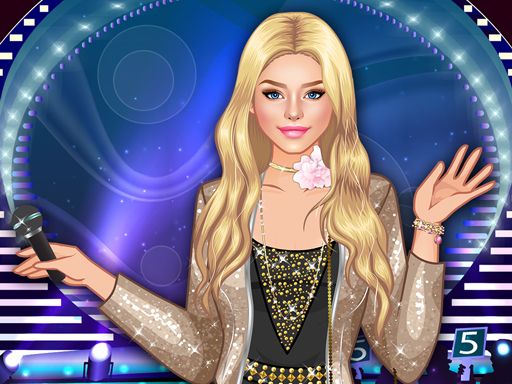 Pop Star Dress Up - Music Idol Girl - browser game screenshot