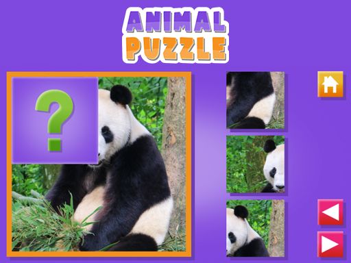 Animal Puzzle - browser game screenshot