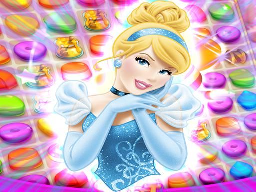 Cinderella Match 3 Puzzle - browser game screenshot