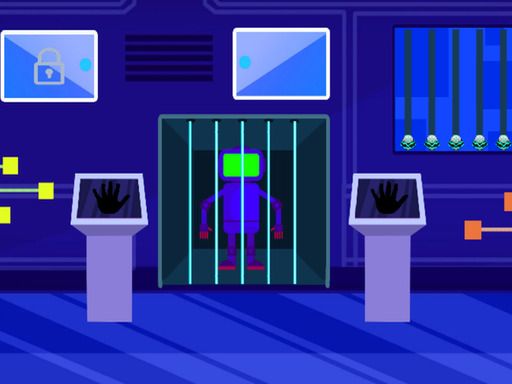 Robot Escape - browser game screenshot