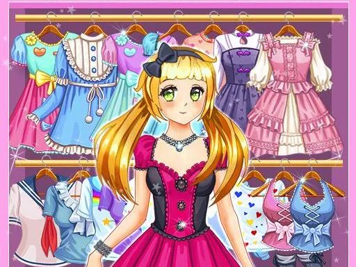 Anime Kawaii Dress Up Game for Girl - browser game screenshot