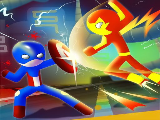 Super Stickman Heroes Fight - browser game screenshot