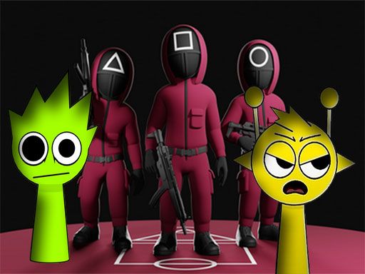 Squid Game Sprunki FNF Battle - browser game screenshot