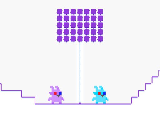 Bunny Graduation Double - browser game screenshot