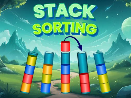 Stack Sorting - browser game screenshot