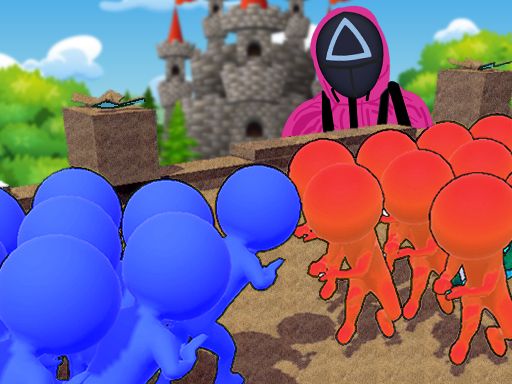 Squid Game Crowd Pusher - browser game screenshot