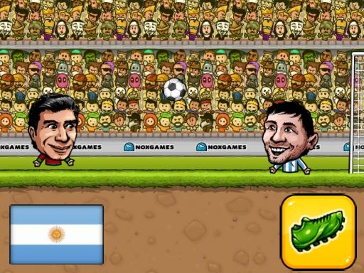 Head Soccer 2D 2023 - browser game screenshot