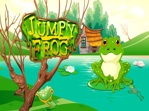 Jumpy Frog - browser game screenshot