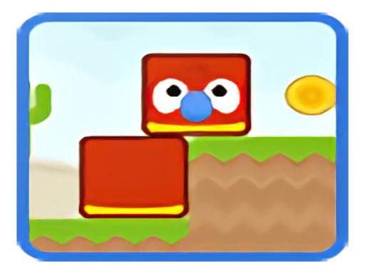 Blocky Friends adventure - browser game screenshot
