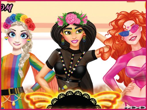 Dress Up Game: Burning Man Stay Home - browser game screenshot