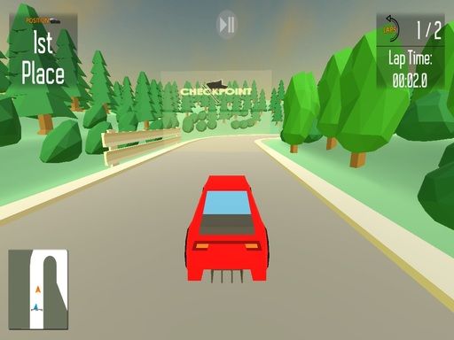 Private Racing - browser game screenshot