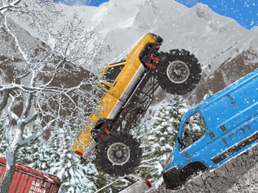 Hard Wheels Winter 2 - browser game screenshot